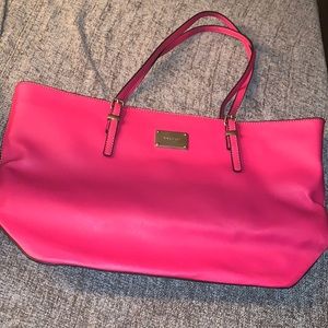 Pink Nine West tote bag mint condition